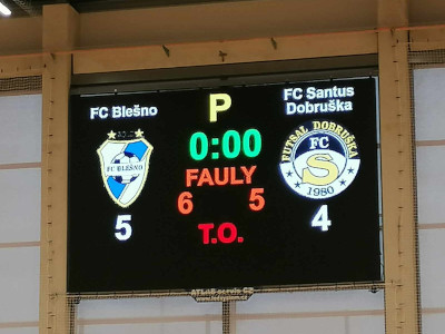FC Santus Dobruška A : FC Blešno F  4 : 5 (2:1)
