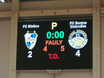 FC Santus Dobruška B : FC Blešno F  4 : 2 (0:0)